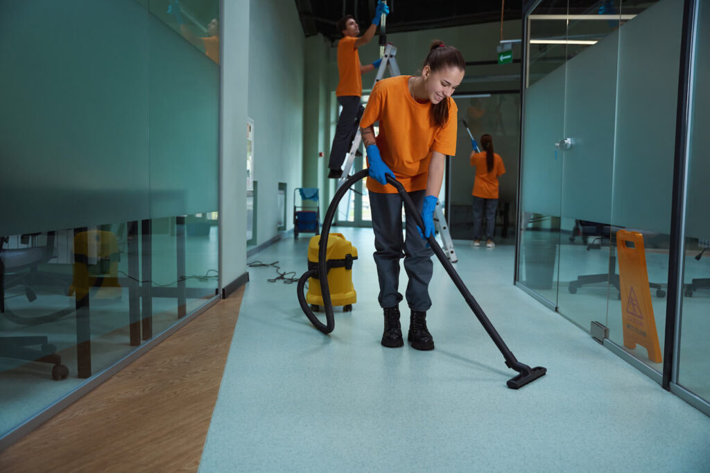 Commercial Cleaning in Sydney Welcome to Leading Commercial Cleaning, your trusted partner for professional commercial cleaning services in Sydney. Our experienced and certified team is equipped with the best equipment and products to ensure your premises are spotless and hygienic, whether it’s a strata building, office, or medical center. We understand the importance of maintaining a clean and healthy work environment for your employees and visitors. That’s why we offer a diverse range of specialized cleaning solutions to meet the unique needs of different industries, including manufacturing, education, healthcare, entertainment, and more. With 20 years of experience in the cleaning industry, we take pride in providing reliable, top-quality services to businesses of all sizes in Sydney. Contact us today for a free quote and let us help you keep your premises germ-free, virus-free, and pollutant-free.